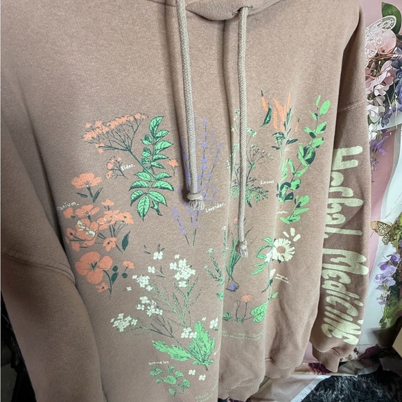 Urban Outfitters Herbal Medicine Hoodie, Size Medium - Picture 2 of 6